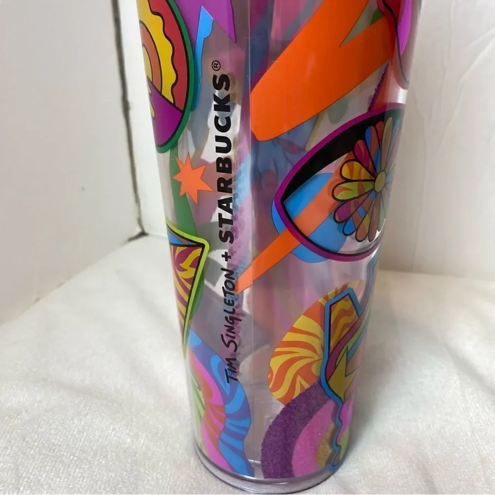 Tim Singleton xStarbucks Collaboration New With Tags 24Oz Tumbler